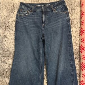 American Eagle Outfitters Low Rise Baggy Wide Leg Jeans